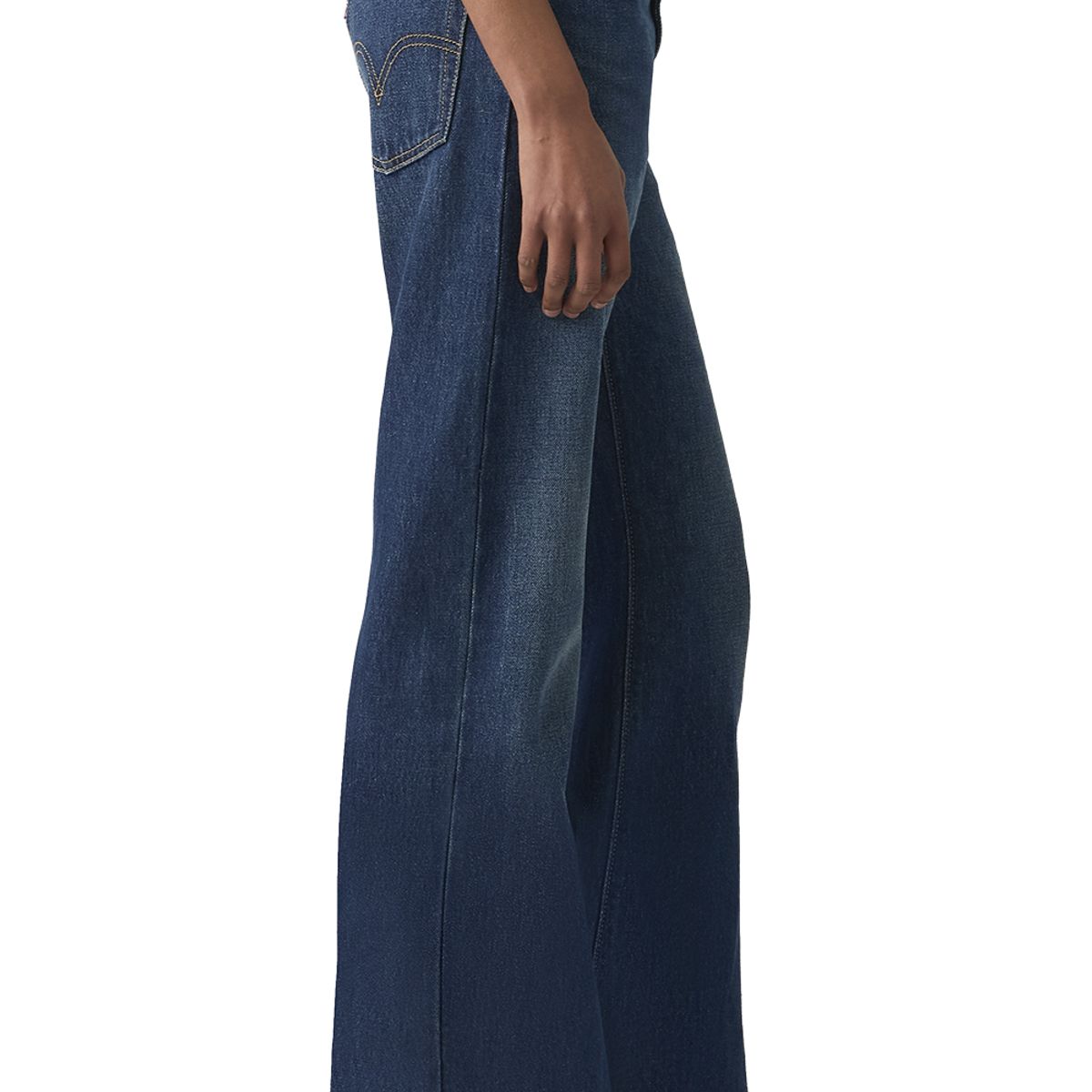 LEVIS - Jeans Mujer Middy Loose Boot Azul Levis