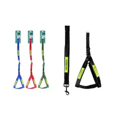 GENERICO - Set de arnés con correa Police Dog 38cm Color Verde