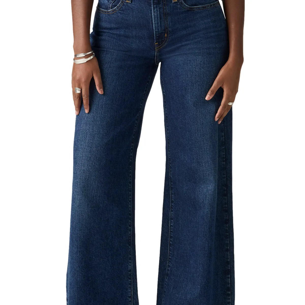 LEVIS - Jeans Mujer 728 Wide Leg Azul Levis