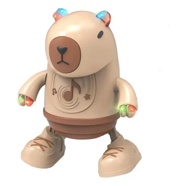 GENERICO Robot Capibara Bailarín Led Capibara Marrón Carpincho Marrón ...