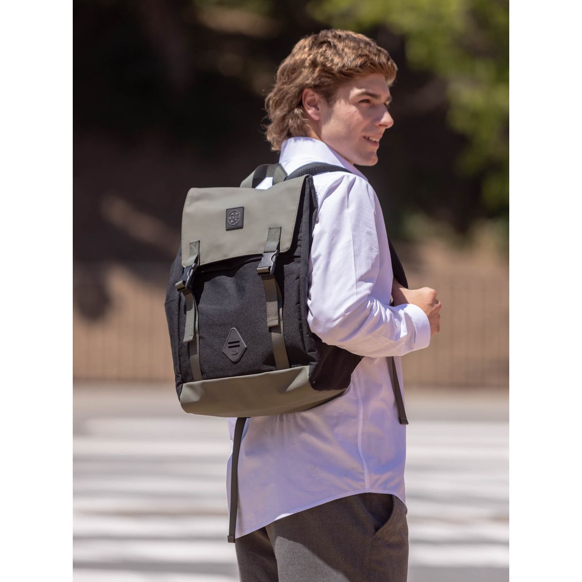 MAUI AND SONS - Mochila Sunside Verde Hombre Maui and sons