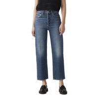 Jeans Mujer Ribcage Straight Ankle Azul