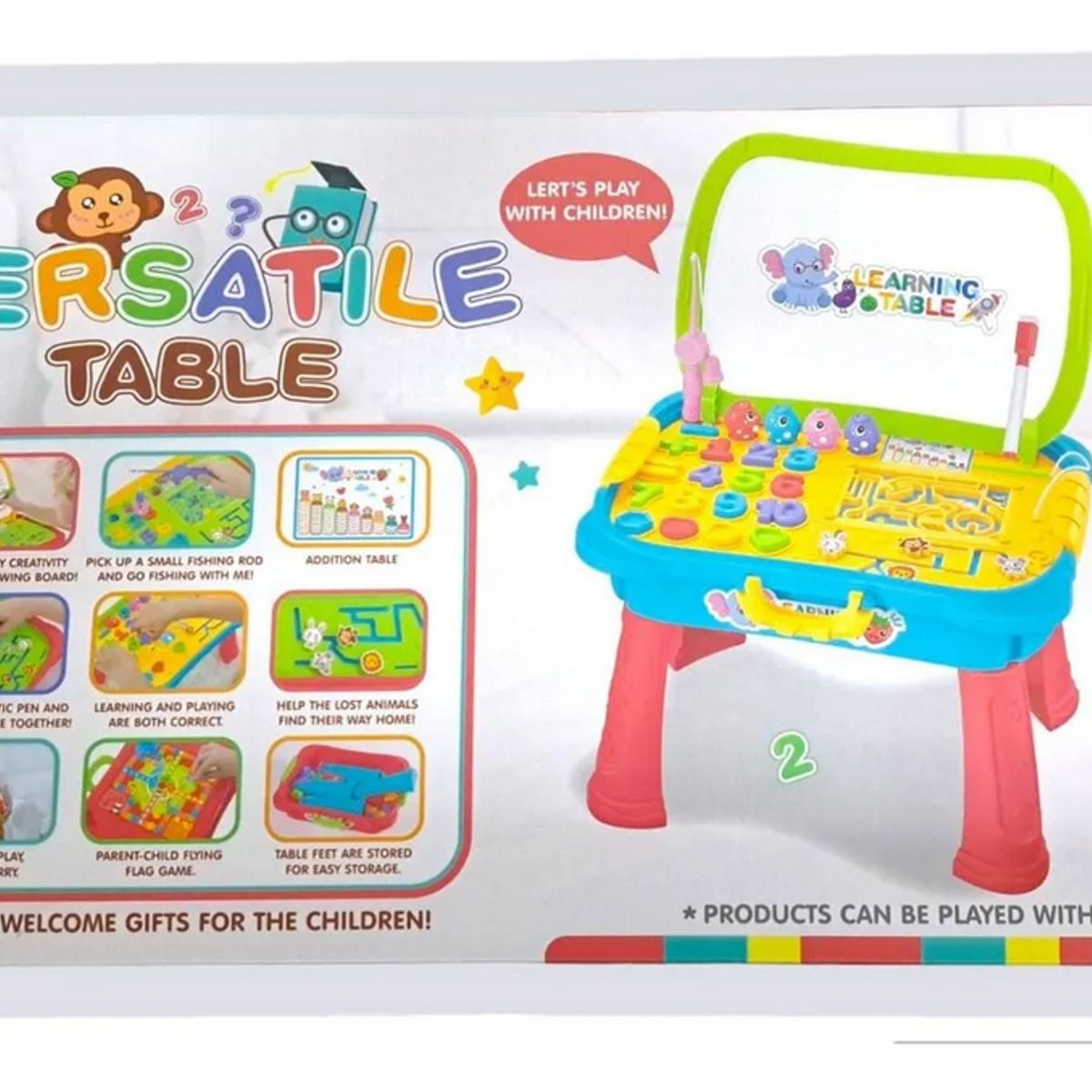 GENERICO - Mesa De Juego Maleta Educativa Multifuncional Para Niños