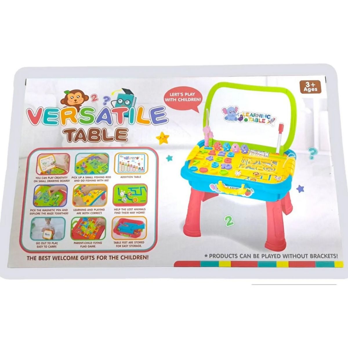 GENERICO - Mesa De Juego Maleta Educativa Multifuncional Para Niños