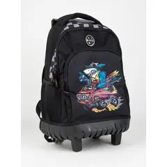 MAUI AND SONS - Mochila Roller Pacifica Negro Infantil