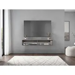 TUHOME - Panel Tv65 R-150 265x150x32 Cm Avellana