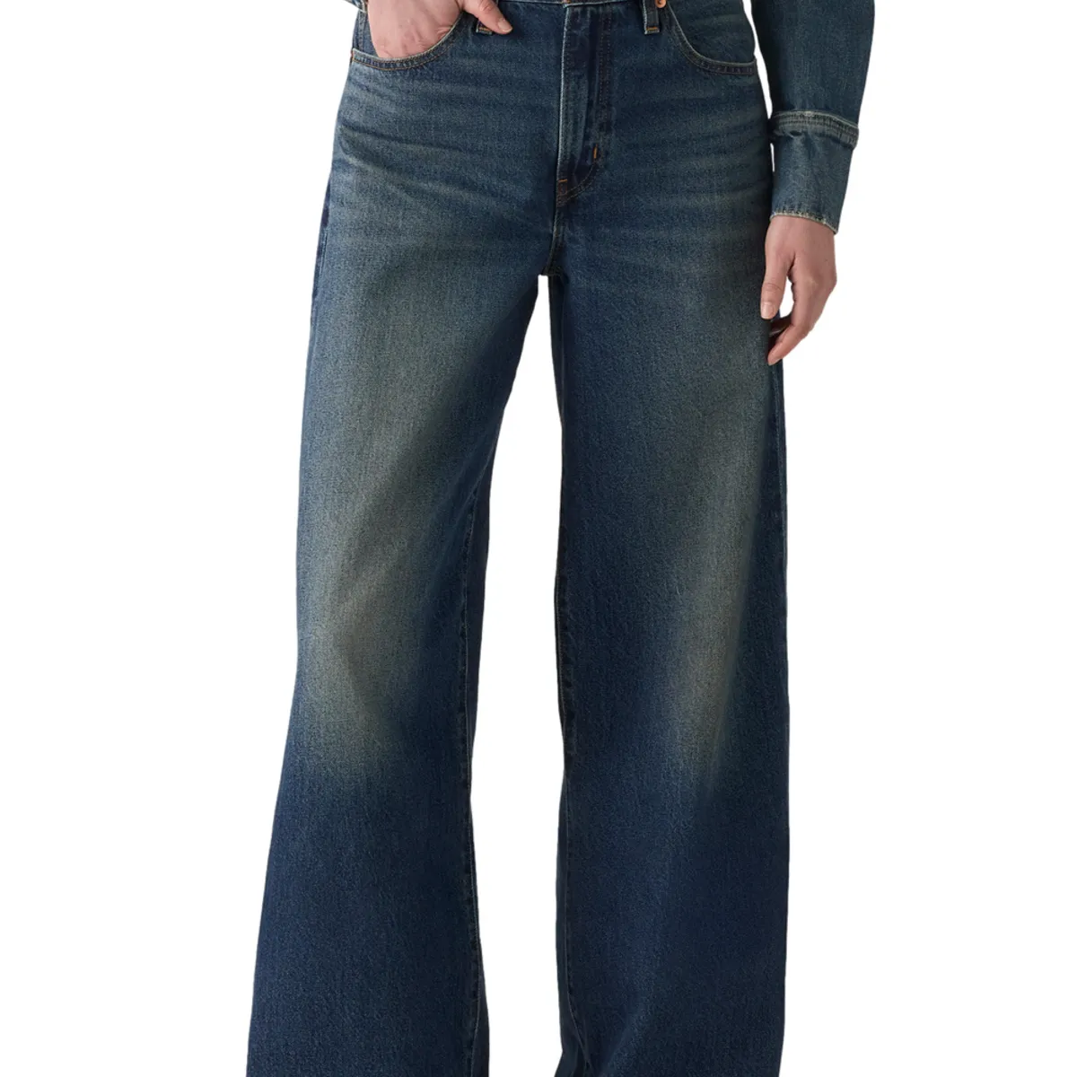 LEVIS - Jeans Mujer Xl Straight Azul Levis