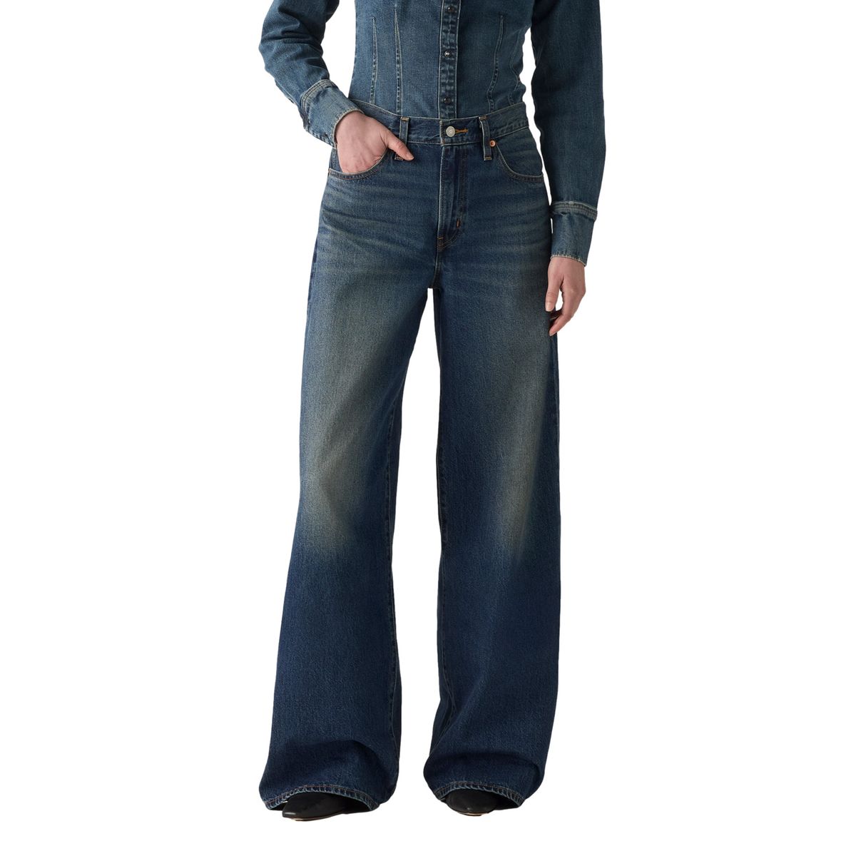 LEVIS - Jeans Mujer Xl Straight Azul Levis