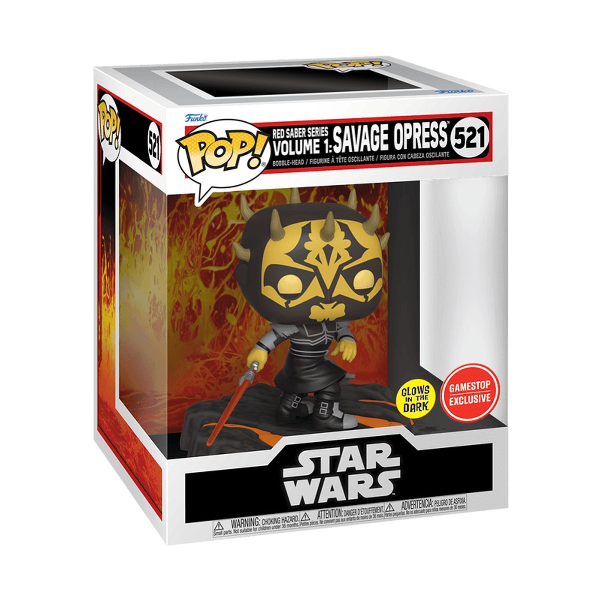 FUNKO - Funko Pop Red Saber Series Volume 1 Savage Opress 521