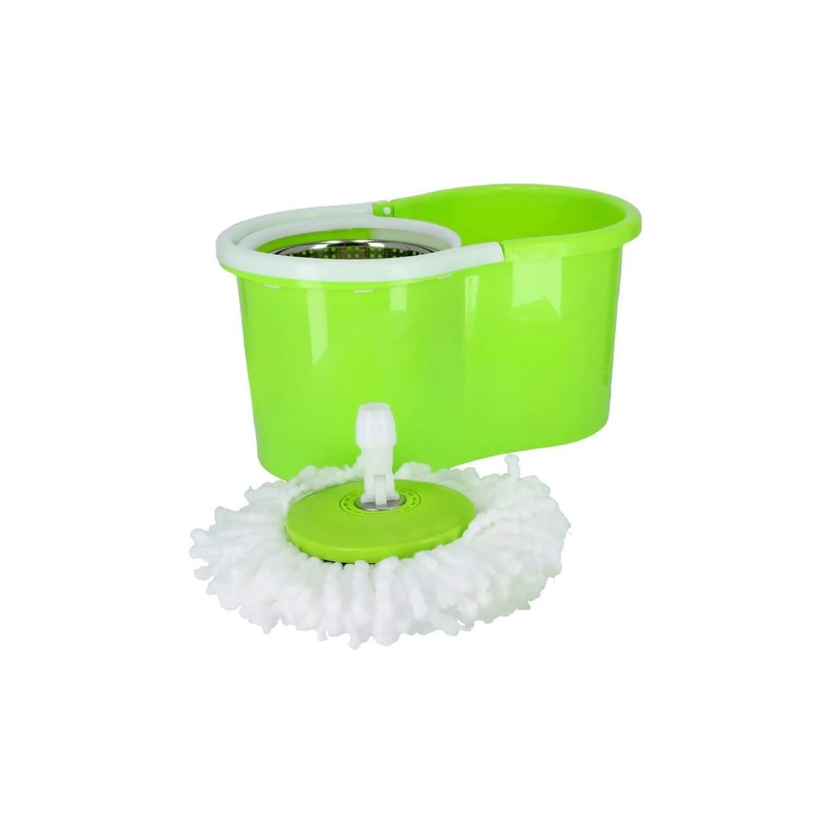 GENERICO - Trapeador Giratorio Mopa Para Piso Mopa Giratorio 360° Balde