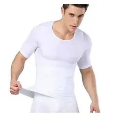 GENERICO - Camiseta Reductora Hombre Elimina Toxinas xxl Blanca