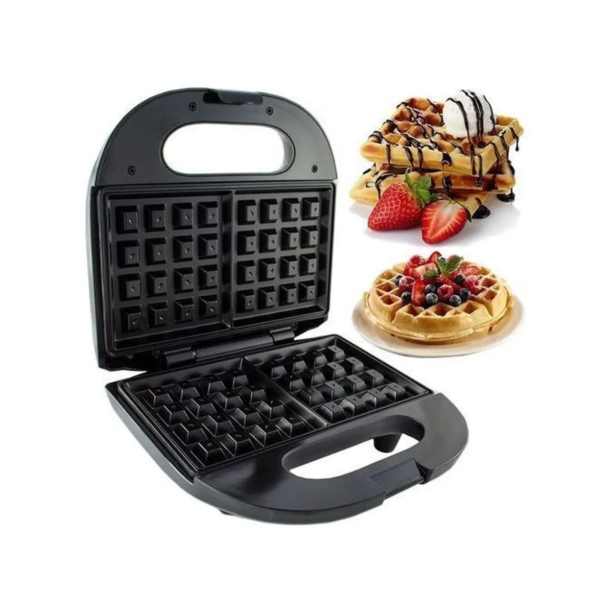GENERICO - Máquina Eléctrica Wafflera Cocina Waffle Maker Hogar