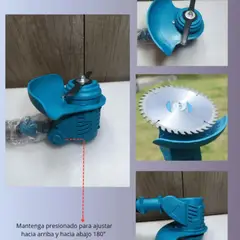 MOVI - Set de Jardinería Inalámbrico 3 en 1 – Mini Motosierra + Desbrozadora + Tijera de Podar a Batería