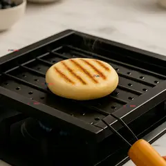 UTILISIMO - Tostador Parrilla Manual De Cocina Acero Inoxidable