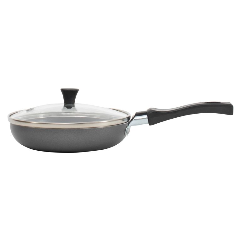 Sarten 14 cm Antiadherente con Tapa Grey Everyday