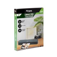 Laminas Plastificar Carta 175 Mic 100 Uni