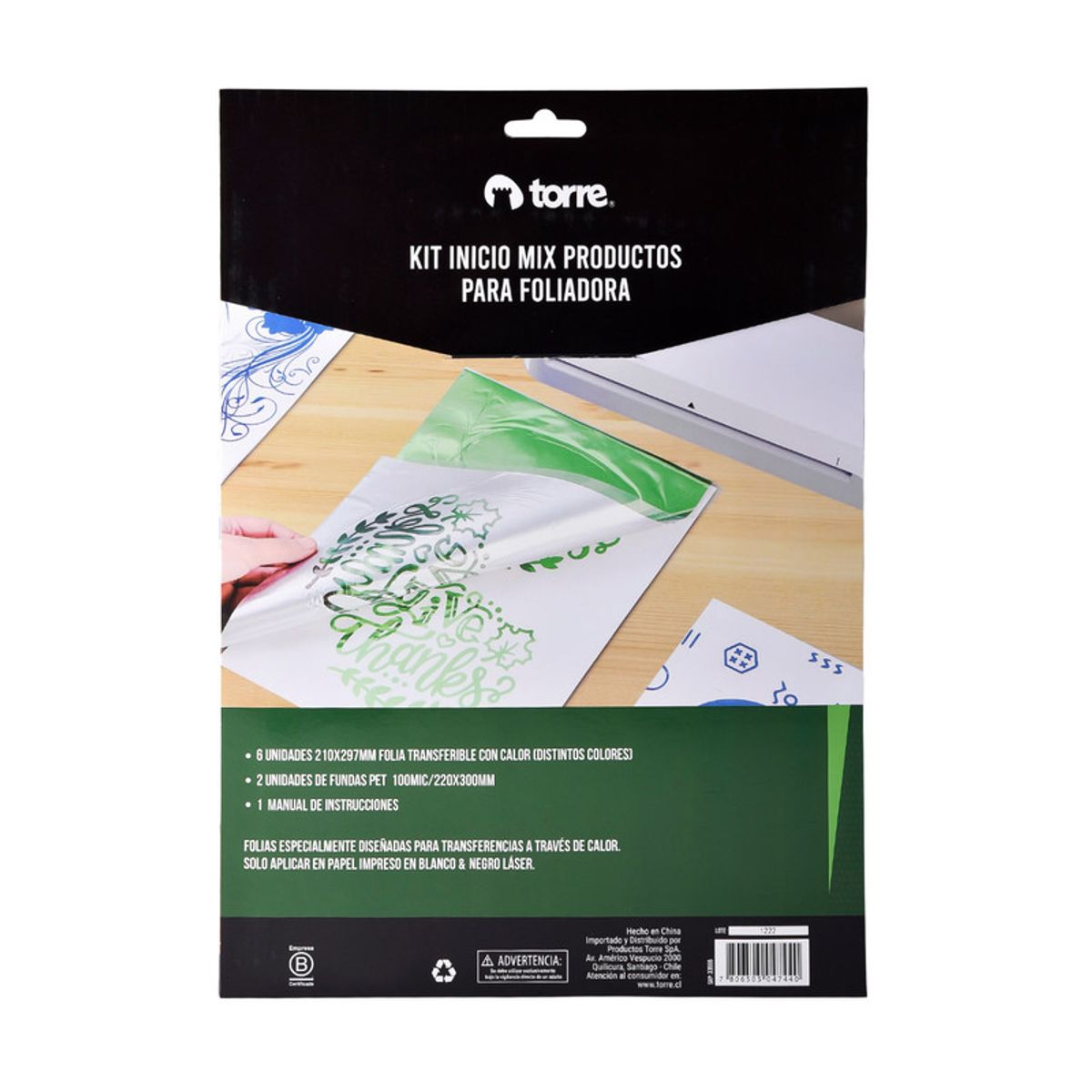 TORRE - Kit Inicio Mix Productos Para Foliadora