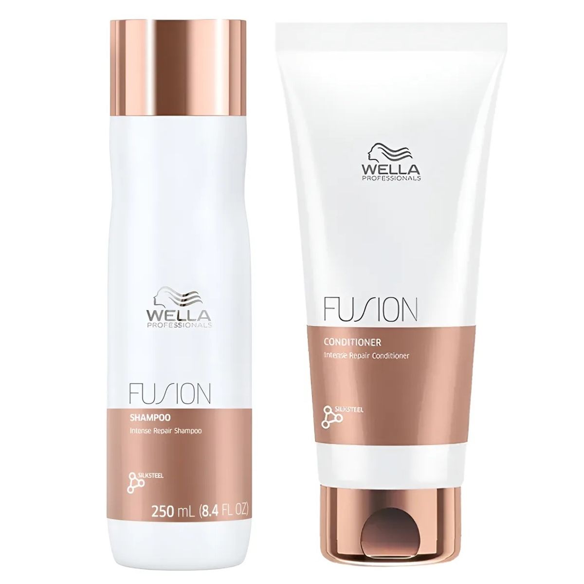 WELLA - Pack Wella Shampoo 250ml + Acondicionador 200ml Fusion