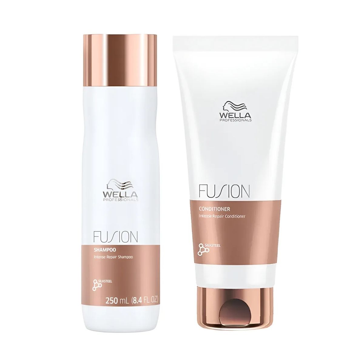 WELLA - Pack Wella Shampoo 250ml + Acondicionador 200ml Fusion