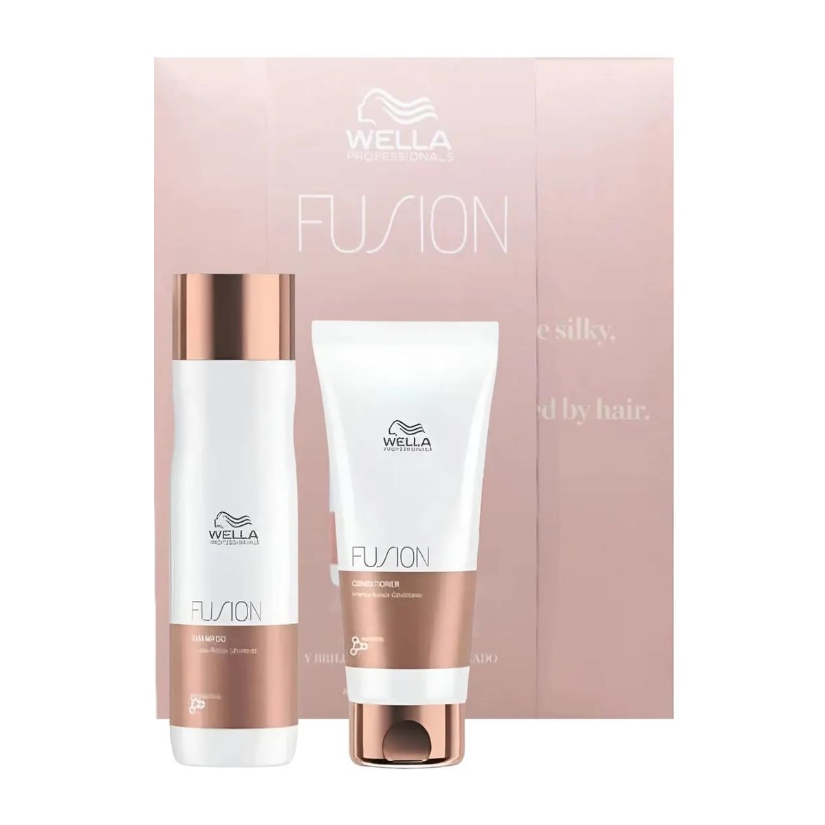 WELLA - Pack Wella Shampoo 250ml + Acondicionador 200ml Fusion