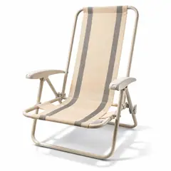 PUNTA - Silla Playa Ultraligera 2.8kg - 5 Posiciones - Tela Quick-Dry -