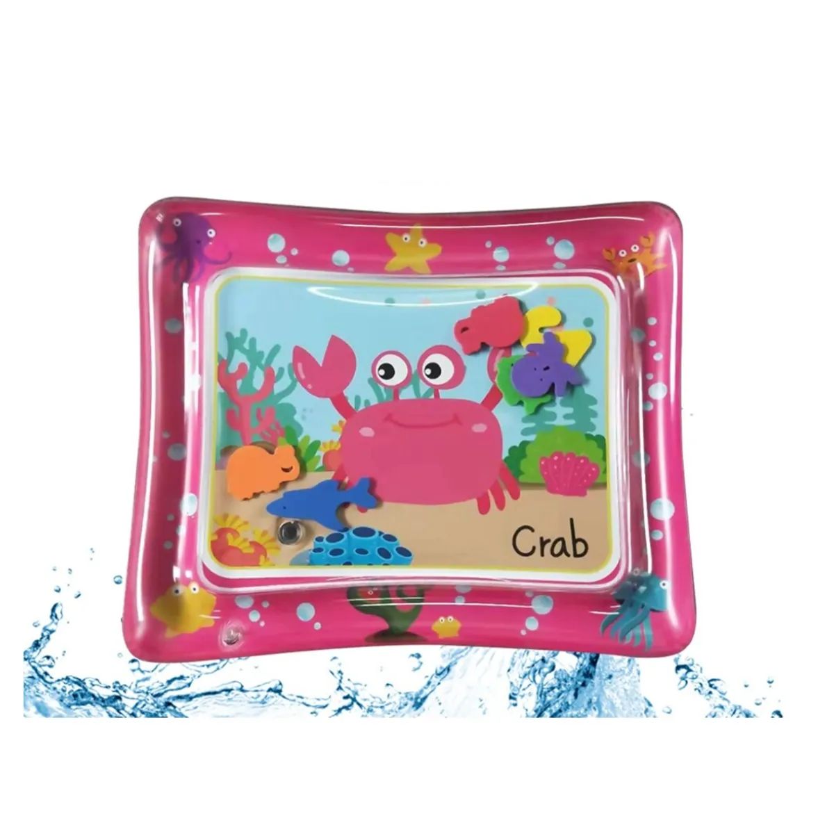 GENERICO - Alfombra Sensorial con agua Estimulación Montessori Rosada