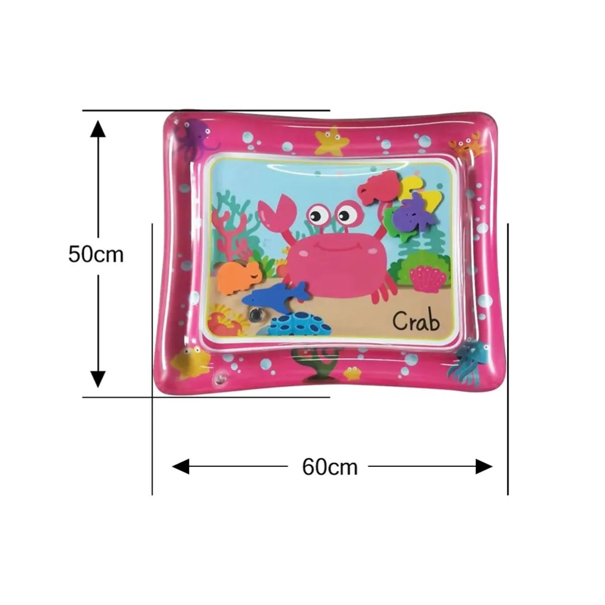 GENERICO - Alfombra Sensorial con agua Estimulación Montessori Rosada