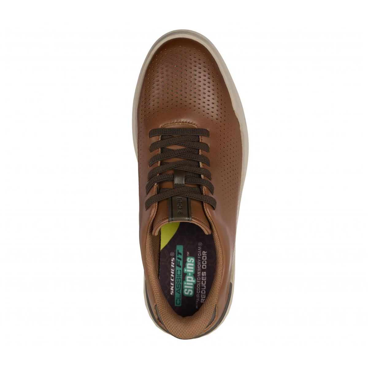 SKECHERS - Zapatos Hombre Slip-ins Owen BR Café Skechers