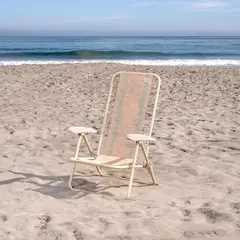 PUNTA - Sillas de playa plegable Menta con 5 posiciones, tela lavable