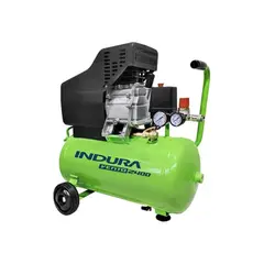 INDURA - Compresor de aire 2hp 24lt vento 2400 + Kit 3 piezas