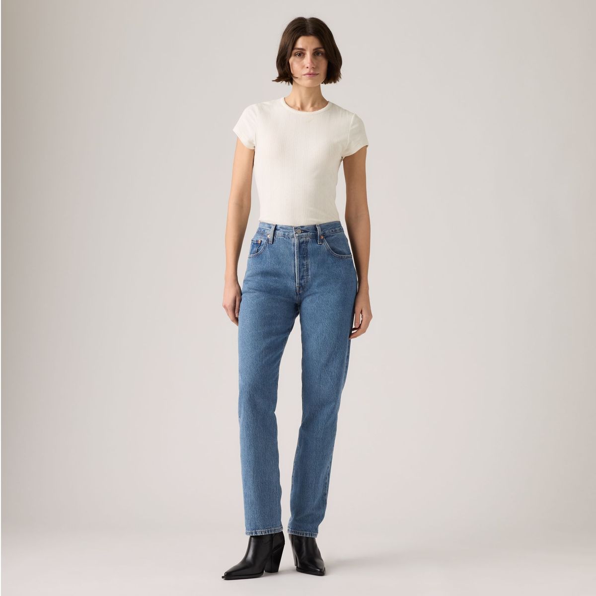 LEVIS - Jeans Mujer 501 Azul Levis