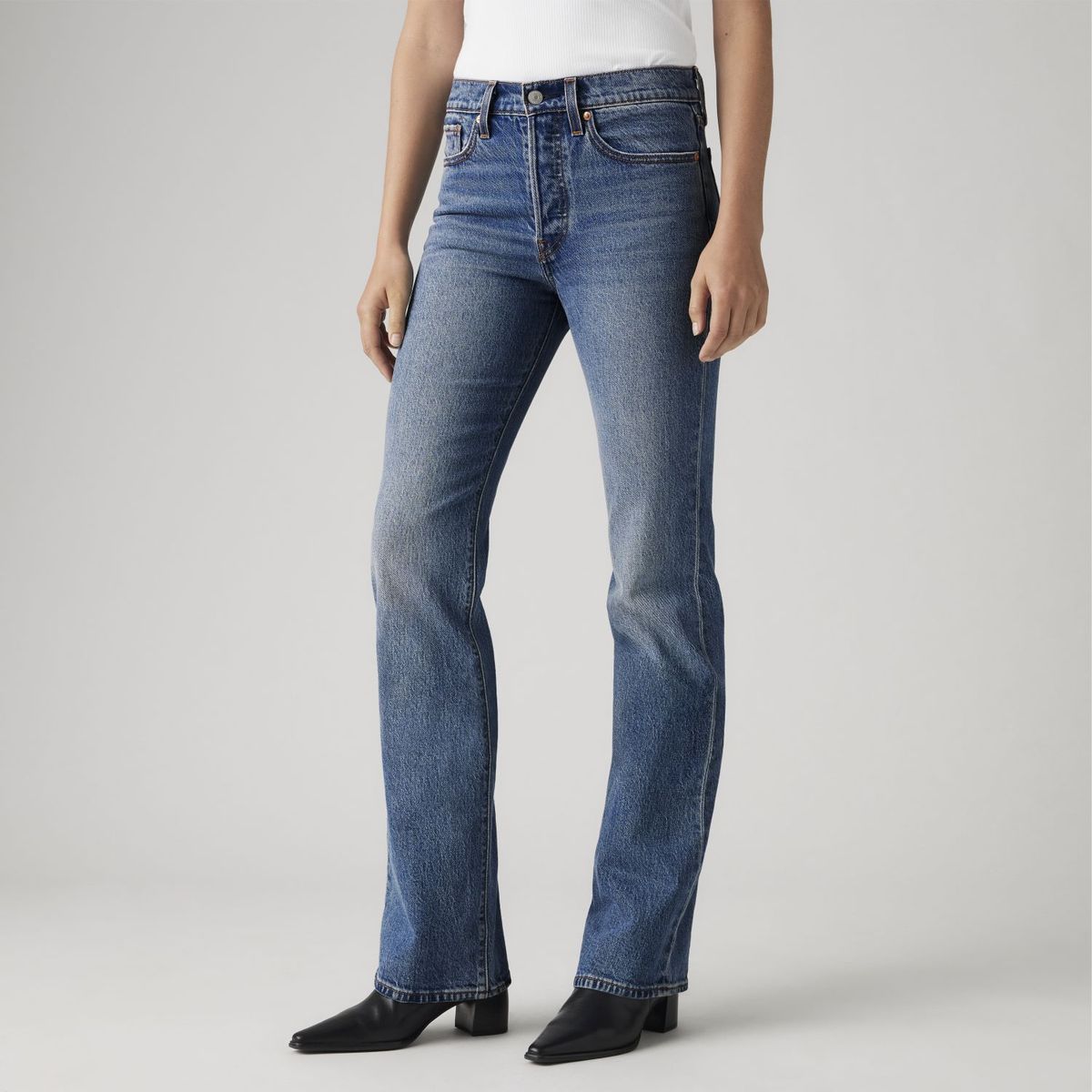 LEVIS - Jeans Mujer Wedgie Boot Azul Levis