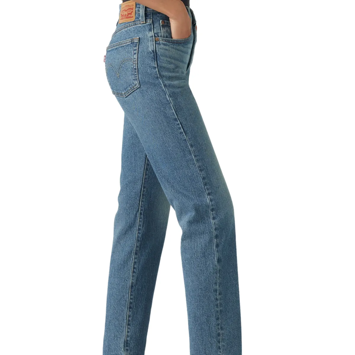 LEVIS - Jeans Mujer 501 Crop Celeste Levis