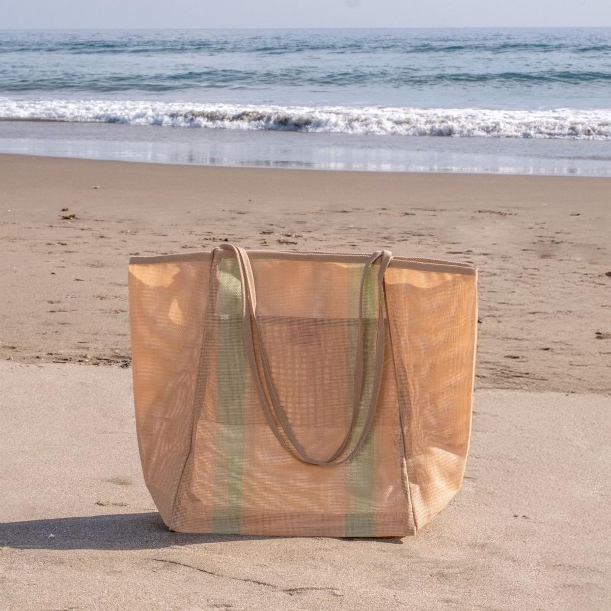 PUNTA - Bolso de Playa Menta con tela lavable PUNTA