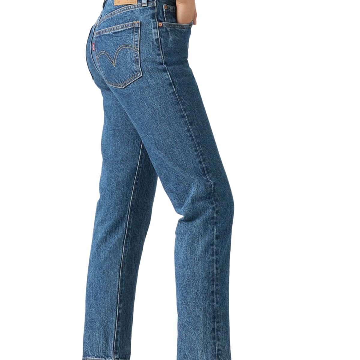 LEVIS - Jeans Mujer 501 Crop Azul Levis