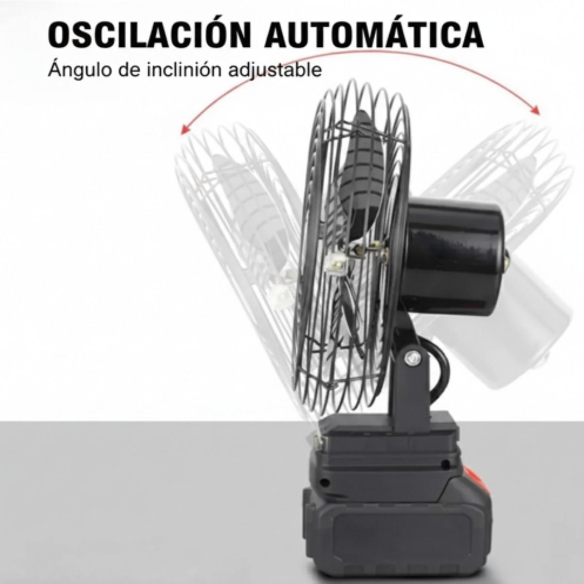 MOVI - Ventilador Portátil 5 Aspas con Batería y Cargador USB