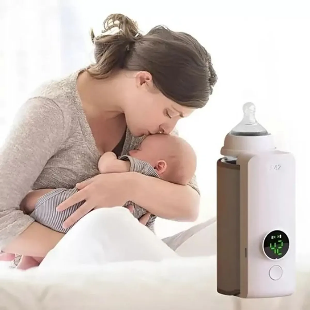 GENERICO - Calentador De Biberones Portátil Inalámbrico Ideal Para Viajar Para Bebes