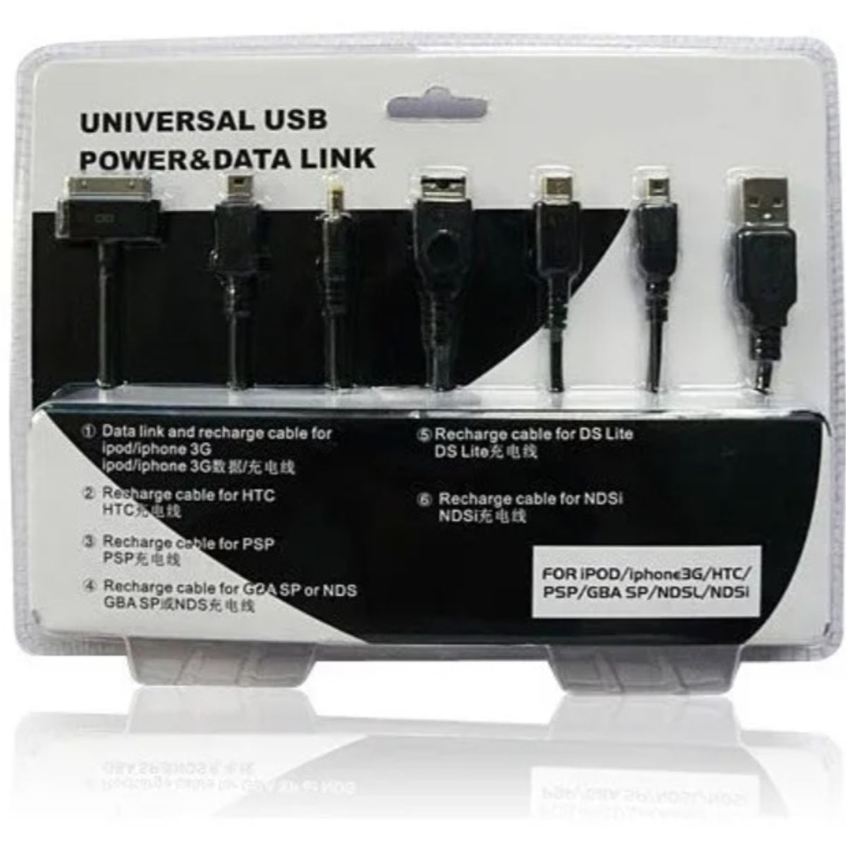 GENERICO - Cable Usb Para Ipod Para Iphone 4 3 Para Psp Nintend Ndsl