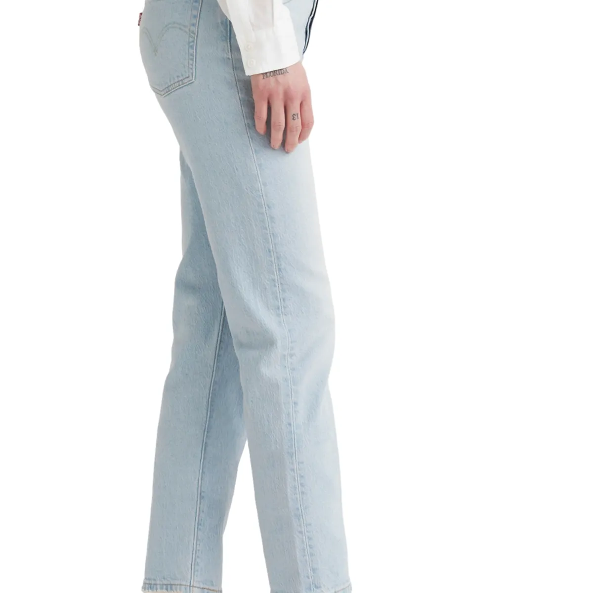 LEVIS - Jeans Mujer 501 Crop Celeste Levis