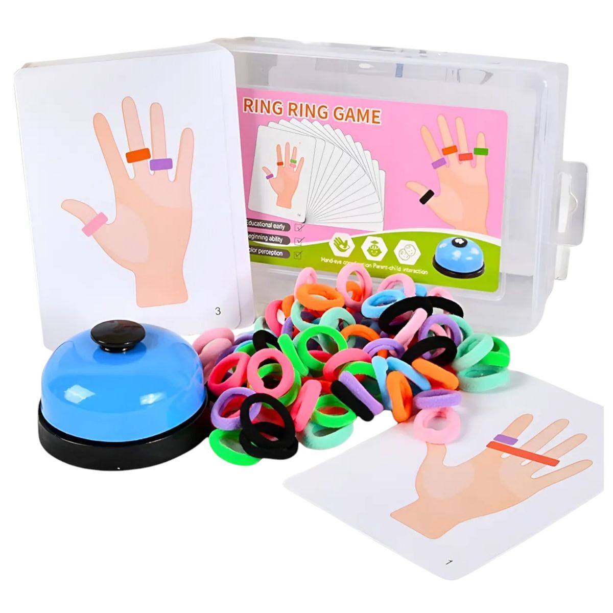 GENERICO - JUEGO DE CLASIFICACION DE ANILLOS DE COLORES