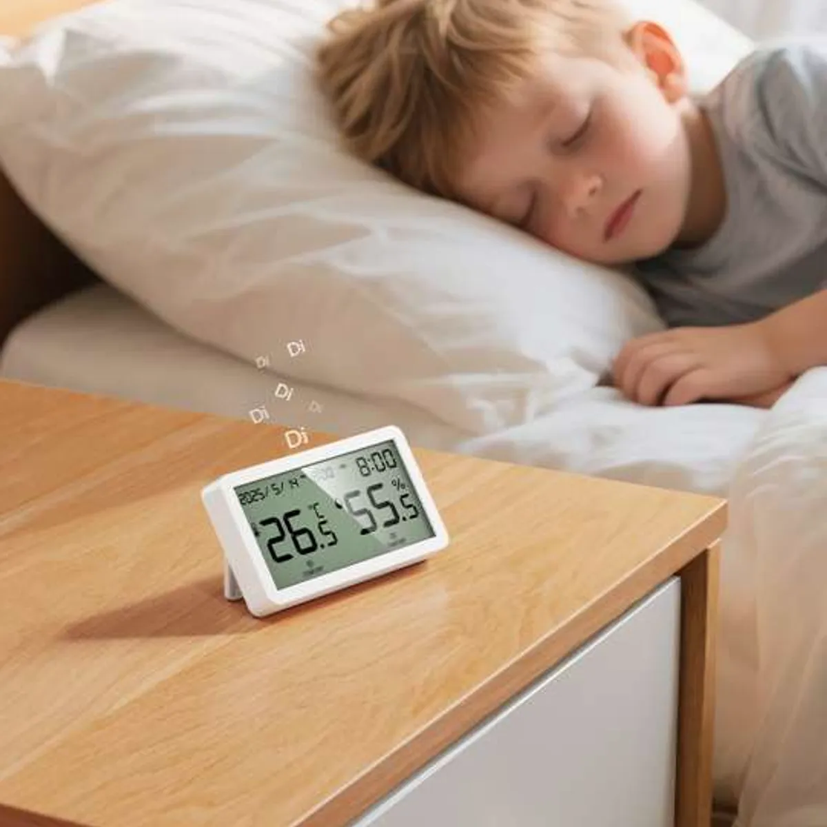 HOCO - Reloj higrómetro monitor de temperatura y humedad Hoco HX42
