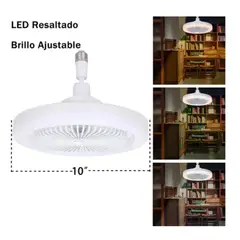 GENERICO - Ventilador de Techo 3 en 1 con Luz LED de Instalación Instantánea