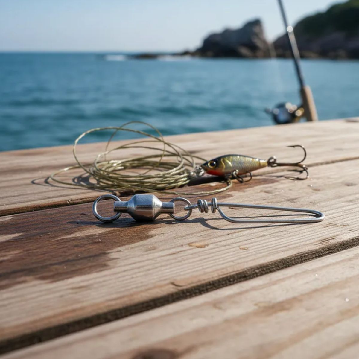 GENERICO - Destorcedor Sacavueltas Pesca Mar Richer N°9 Pack 2