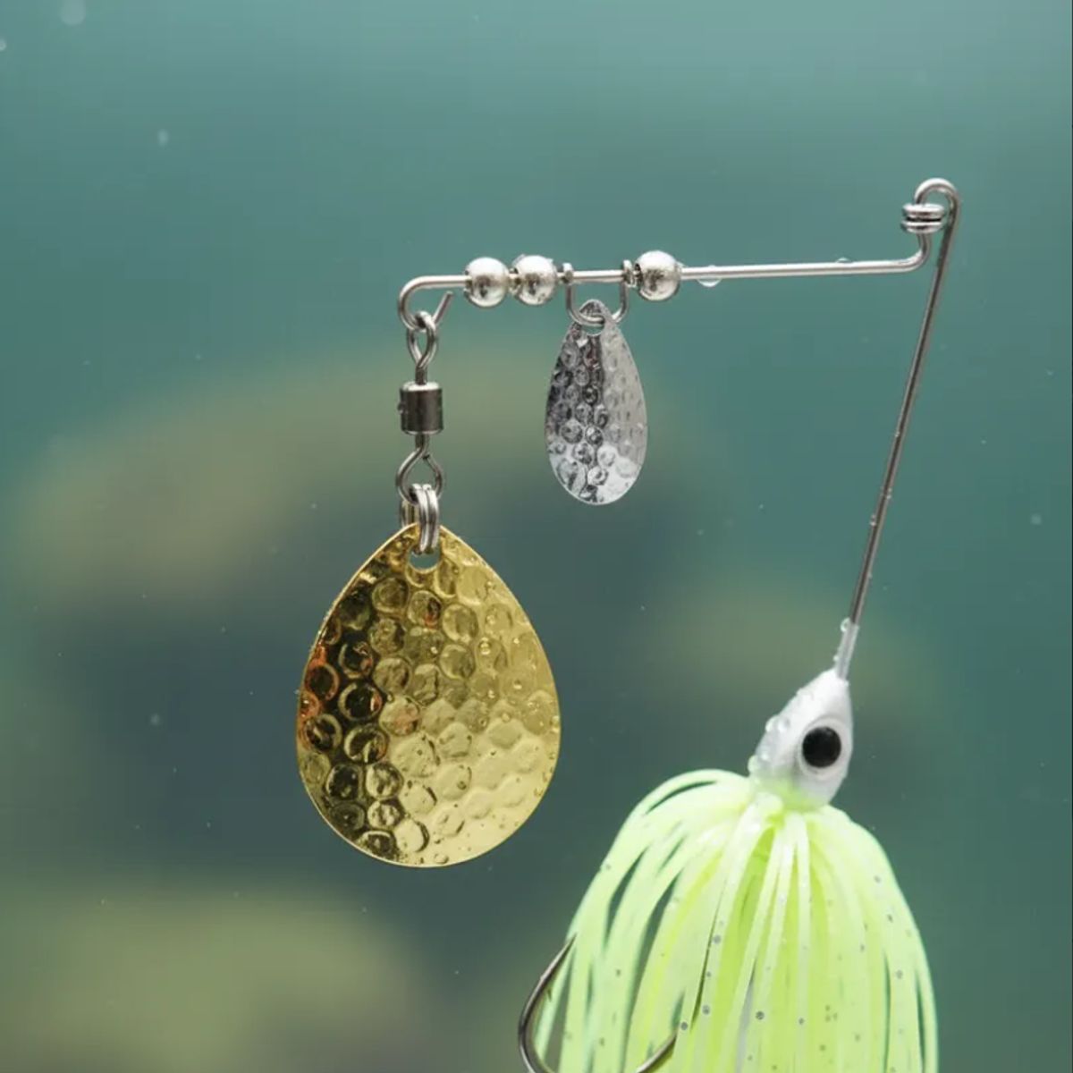 GENERICO - Señuelo Spinnerbait 14g Doble Hoja
