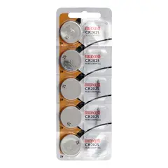 MAXELL - Pack 5 Pilas CR 2025 3v Tipo Botón Holograma
