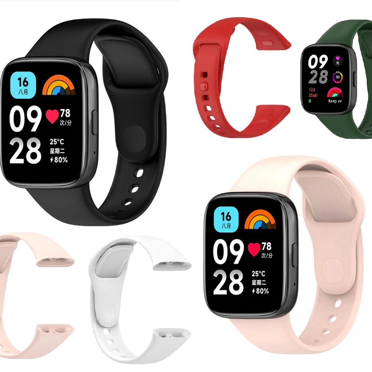 GENERICO - Correa compatible con Xiaomi Redmi Watch 3