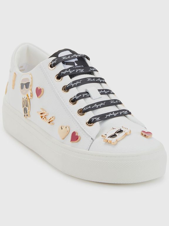 Zapatillas con cordones - Cate pins Blanco