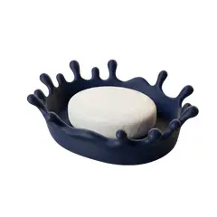 GENERICO - Decoración Baño - Jabonera Moderna color Negro