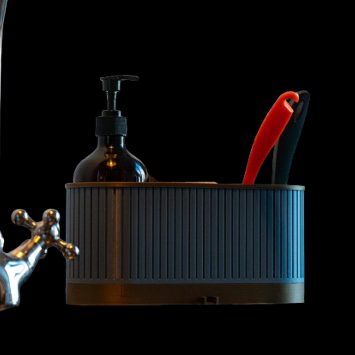 GENERICO - Organización modular de cocina lavaplatos con desagüe