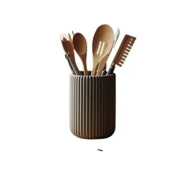 GENERICO - Decoración Cocina - Porta Utensilios Gris Oscuro